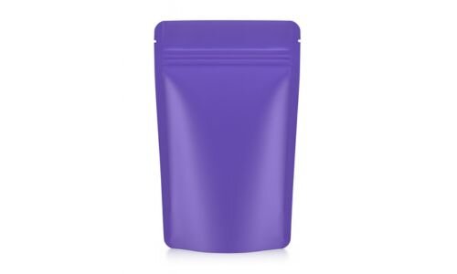 Standbodenbeutel mit Zipper mattviolett  - Violette Standbodenbeutel mit Zipper – Premium-Verpackung mit Funktion