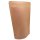 Stand up pouch kraft paper brown with zipper aluminum free