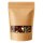 Stand-up pouch kraft paper brown with zipper and window aluminum free