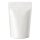Standbodenbeutel mit Zipper weiss glänzend 100ml