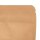Standbodenbeutel Kraftpapier braun mit Zipper und Fenster Alufrei 2000ml