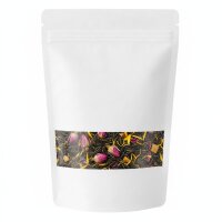 Stand-up pouches white kraft paper with zipper and aluminum-free window