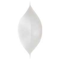 Stand-up pouch white kraft paper with zipper and window aluminum free 100ml