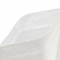 Stand-up pouch white kraft paper with zipper and window aluminum free 100ml