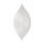 Stand-up pouch white kraft paper with zipper and window aluminum free 100ml