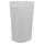 Stand-up pouch kraft paper white with zipper 250ml