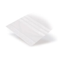 LDPE - Ziplock bag with label strip 50 mµ