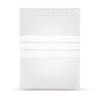 LDPE - Druckverschlussbeutel mit Beschriftungsstreifen 50...