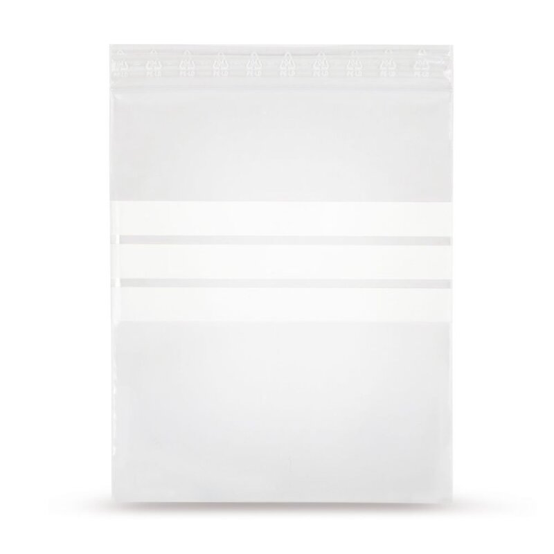 LDPE - Druckverschlussbeutel mit Beschriftungsstreifen 90 mµ