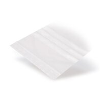 LDPE - Ziplock bag with label strip 90 mµ