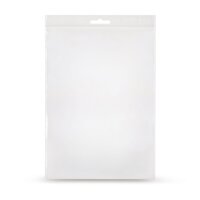 LDPE ziplock bag with Euro hole 50 mµ - 220 x 310mm