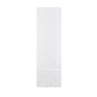 Papier-Blockbodenbeutel weiss Natron engerippt