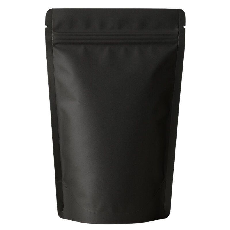Stand up pouch with zipper matte black 3000ml
