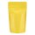 Stand up pouch with zipper matte yellow