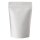 Standbodenbeutel Kraftpapier weiss mit Ventil und Zipper