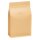 Flat Bottom Bag Kraft Paper Brown with Valve and Zipper High Barrier