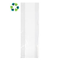 OPP-Seitenfaltenbeutel 100 + 50 x 200 mm - 30µ